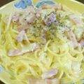 keico113's cooksnap of when they made 全卵＆牛乳で簡単♪カルボナーラ.