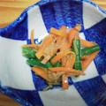 山川キキ's cooksnap of when they made 【簡単副菜】いんげんと人参のなめ茸和え.