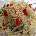 おぐにゃんこ's cooksnap of when they made ソムタム (青パパイヤサラダ)ส้มตำ.