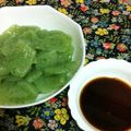 rayrain's cooksnap of when they made 刺身コンニャクはにんにくポン酢醤油でね♪.