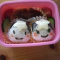 ネコの宮's cooksnap of when they made ✿キャラ弁✿ひこぼしさまとおりひめさま✿.
