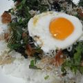 ばぶﾁｬﾝ's cooksnap of when they made 梅ぇ～ジャコしそたっぷり丼★.