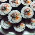 ほかほかのみ's cooksnap of when they made チーズinキムパプ（韓国風海苔巻き）.