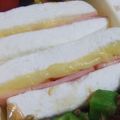 ＊まめゴマ＊'s cooksnap of when they made とっても簡単！はんぺんのハムチーズサンド.