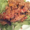おやまおり's cooksnap of when they made なすと挽き肉のトマトソース炒め♪.