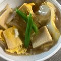 SuperLights's cooksnap of when they made 誰もがうなる優しい甘味☆高野豆腐の卵とじ.