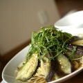 ju_10's cooksnap of when they made なすの冷製和風スープパスタ.