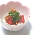 yamita's cooksnap of when they made ほんのり甘辛＊刺身のポン酢和え.