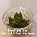 プンプン庵's cooksnap of when they made 簡単♪カツオバックで○サヤエンドウ○炒め.