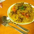 むすかせんぱい's cooksnap of when they made 和風ポン酢パスタ.