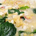 クック1L0NQI☆'s cooksnap of when they made 青梗菜と豆腐の塩餡かけ。卵とカニカマ入り.