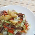 Ｆ☆みぃ's cooksnap of when they made ほくほくじゃがいも入り焼きそば.