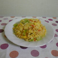 もぐもぐ＊＾＾＊'s cooksnap of when they made かにかまとレタスの炒飯♪.