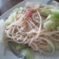 カォリ★'s cooksnap of when they made 簡単！キャベツと明太子のパスタ.