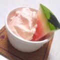 ◎チビママ◎'s cooksnap of when they made スイカのアイスクリーム.
