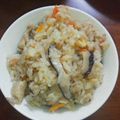 TORAネコ's cooksnap of when they made ☆三ツ星☆鶏肉の炊き込みご飯.