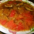 剣のしろくま's cooksnap of when they made トマトとしいたけのピリ辛味噌スープ´ω`.