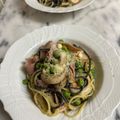 ナピト's cooksnap of when they made エリンギで♪なんちゃってホタテのパスタ♪.