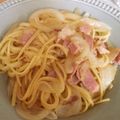 kinocoちゃん's cooksnap of when they made 玉葱とベーコンのスパゲティ.