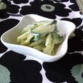 kururin18's cooksnap of when they made きゅうりだけの簡単サラダ.