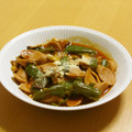 もんしゅしゅ's cooksnap of when they made 魚二ソとピーマンと茸のナポリタン炒め.