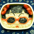 シャンプーハット's cooksnap of when they made 旦那用☆ギャグ弁　皿田きのこ.
