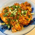 yu🐓's cooksnap of when they made 簡単！鷄ムネ肉のキムチ炒め.