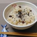 umemodoki's cooksnap of when they made 手軽に蒸かすお赤飯.