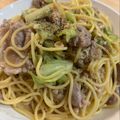 こまこま子's cooksnap of when they made キャベツ＆キノコ ＆豚こま 醤油パスタ.