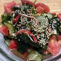 #Sunny#'s cooksnap of when they made キュウリ・ワカメ・カニカマの生姜酢の物.
