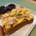 ビートルズ食堂's cooksnap of when they made とろ～り卵とハムのトースト.