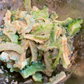 クックYG0ZKM☆'s cooksnap of when they made ゴーヤーの味噌マヨ和え.