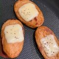 ゆ・きのこ's cooksnap of when they made 5分以内！100円！さつま揚げチーズ焼き.