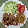 yama_miu's cooksnap of when they made 漬けて焼くだけ！簡単！豚ロースの塩麹焼き.