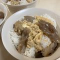 papikun's cooksnap of when they made 筑前煮リメイク！卵とじ丼.