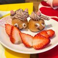 わんこた's cooksnap of when they made 節分に！鬼さんのシュークリーム。.