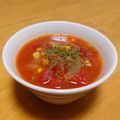 ドルフィンサーモン's cooksnap of when they made 「減らソルト」トマトオニオンスープ.