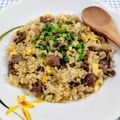 在宅勤務のおじさん's cooksnap of when they made コストコアレンジ！プルコギ炒飯！.
