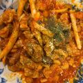 Gkims's cooksnap of when they made 鶏モモ肉カットトマト缶煮込み♪.