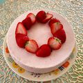 ひさピー's cooksnap of when they made ★超簡単★いちごのレアチーズケーキ★.