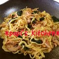 papikun's cooksnap of when they made ✧キムチ＆焼肉のタレ焼きそば✧.