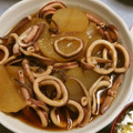 ゆか吉。's cooksnap of when they made 生姜入り★とろりん♪大根といかの煮物.