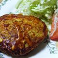 ぶたたろう's cooksnap of when they made パン粉で簡単ハンバーグ.
