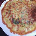 しまとらねこ's cooksnap of when they made バジルチヂミ.