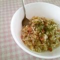 男爵薯's cooksnap of when they made ベーコンと玉ねぎのバジル炒めご飯.