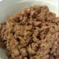 leechan's cooksnap of when they made 牛ミンチで肉味噌.