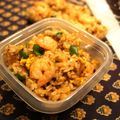 HaradaKiTN's cooksnap of when they made ☆簡単☆いろどり海老炒飯.