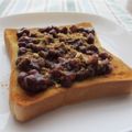doiko's cooksnap of when they made 小豆きな粉トースト.