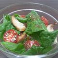 ♪mayu's cooksnap of when they made 小松菜・エリンギ・ミニトマトのサラダ.