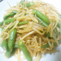 nonoji27's cooksnap of when they made いんげんともやしの春雨炒め.